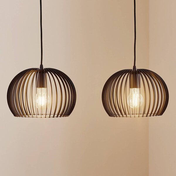 Lampada a sospensione Larus TEMAR LIGHTING, dimmerabile, Nero, Soggiorno / Sala da pranzo, Metallo, Moderno, Lampada a sospensione