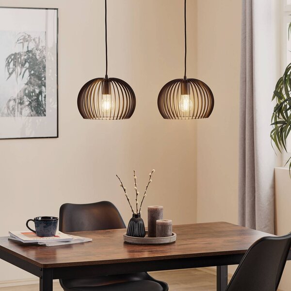 Lampada a sospensione Larus TEMAR LIGHTING, dimmerabile, Nero, Soggiorno / Sala da pranzo, Metallo, Moderno, Lampada a sospensione