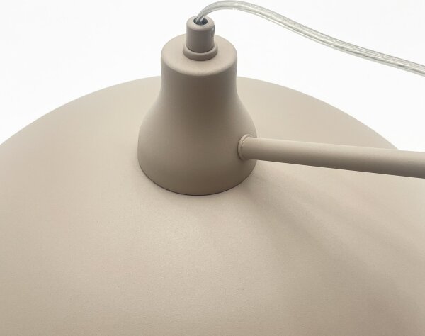Brilagi - Lampadario LED a stelo IRONBEAM 1xE27/60W/230V beige