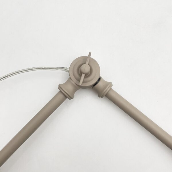 Brilagi - Lampadario LED a stelo IRONBEAM 1xE27/60W/230V beige