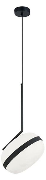 Lampadario a sospensione su cavo PALMA 1xE27/40W/230V nero