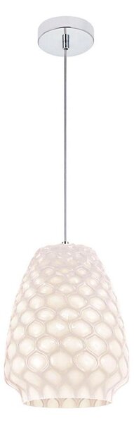 Lampadario su cavo FELICIA 1xE27/60W/230V bianco