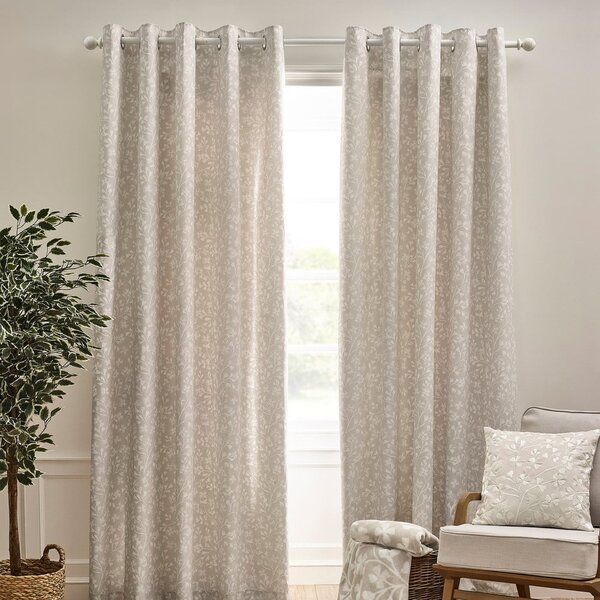 Tende in set beige 2 pz 168x229 cm Brooke Floral – Catherine Lansfield