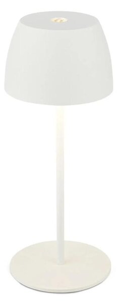Briloner - Lampada da tavolo MINI LED da esterno, dimmerabile, ricaricabile, a sfioramento, LED/2,5W/5V, IP44, 1800 mAh, bianca