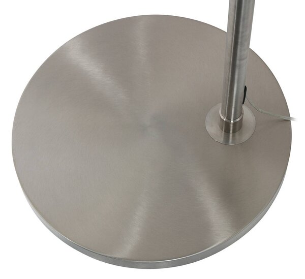 Steinhauer Lampada ad arco Sparkled Light, dimmerabile, Alluminio / Grigio / Zincato, Soggiorno / Sala da pranzo, Metallo, Moderno, Lampada da terra