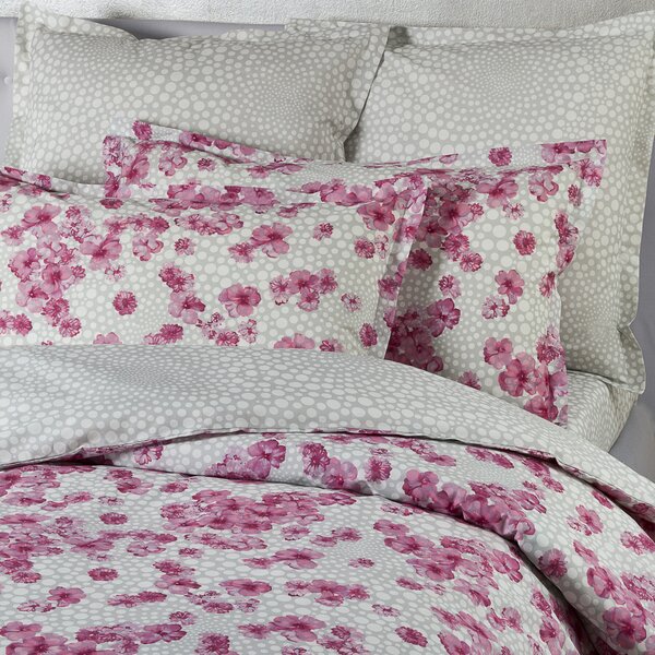 Copriletto Primaverile MATRIMONIALE - 270X260 Bloom-bubbles FUCSIA Caleffi
