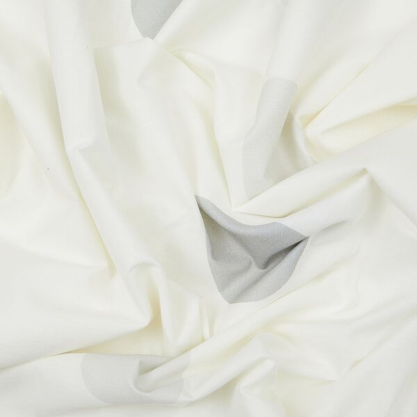 Completo Lenzuola In Percalle Oryza 60x110 Emporium Moderno Bianco Caleffi