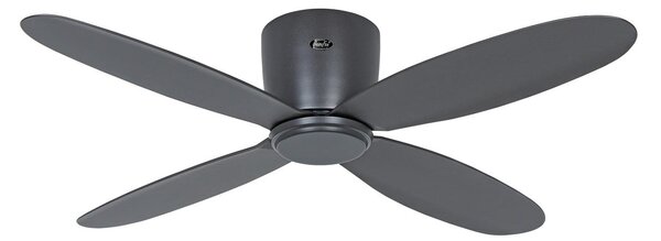 Ventilatore da soffitto ECO PLANO II Smart 112 antracite - CasaFan CasaFan, Eco Plano II, Grigio, Soggiorno, Plastica, Moderno