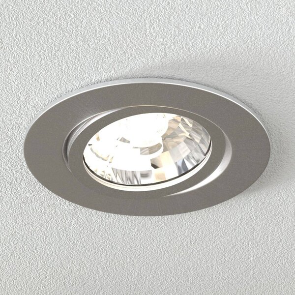 MEGAMAN Downlight LED Rico 6,5 W, acciaio spazzolato