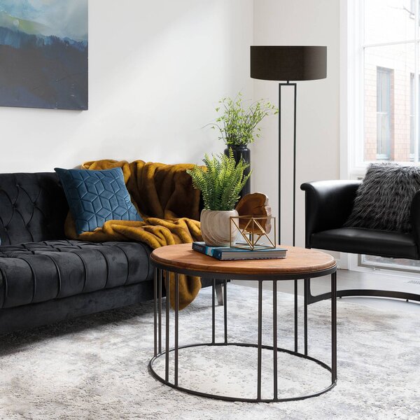 Steinhauer Lampada da terra Stang, dimmerabile, Nero, Soggiorno / Sala da pranzo, Metallo, Moderno, Lampada da terra