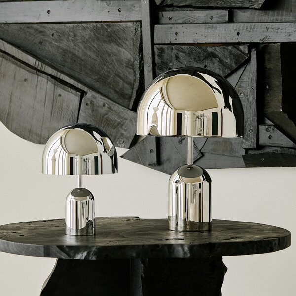 Lampade da tavolo Tom Dixon, Bell, dimmerabile, Metallizzato, Soggiorno, Metallo, Design