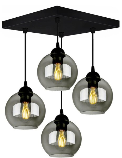 Lampada da soffitto Lampada a sospensione Ball Nero Grigio Bianco (N100-AZ4)