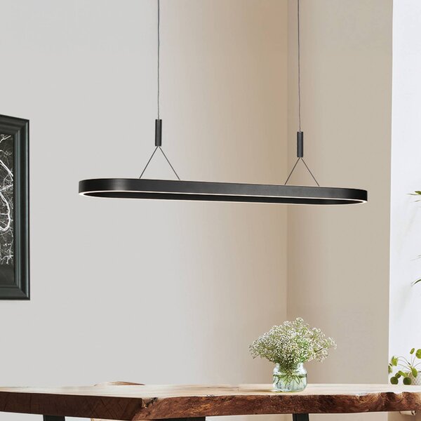Steinhauer Lampada a sospensione Mykty, dimmerabile, Nero, Soggiorno / Sala da pranzo, Metallo, Moderno, Lampada a sospensione