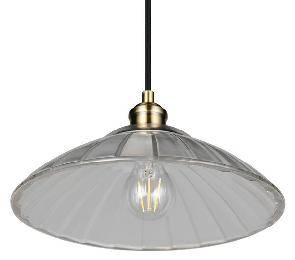 Reality Leuchten Lampada a sospensione Eluna, dimmerabile, Bronzo / Ottone antico, Soggiorno / Sala da pranzo, Metallo, Lampada a sospensione