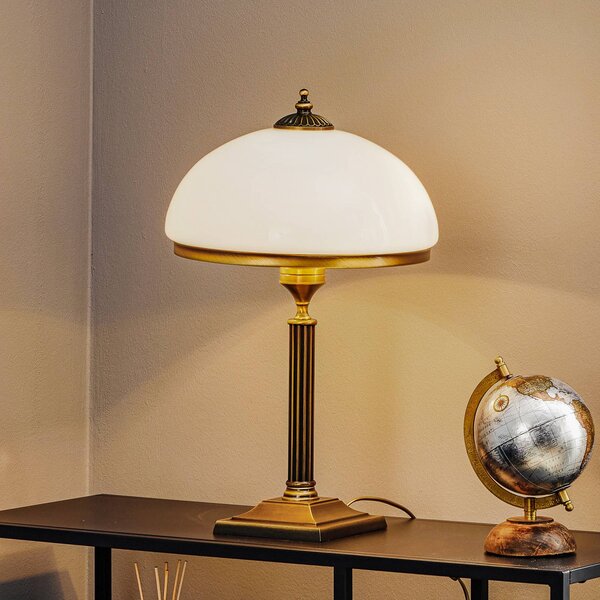 Lampada da tavolo Petro Jupiter, Bronzo / Ottone antico, Soggiorno / Sala da pranzo, Metallo, Antico, Lampada da tavolo