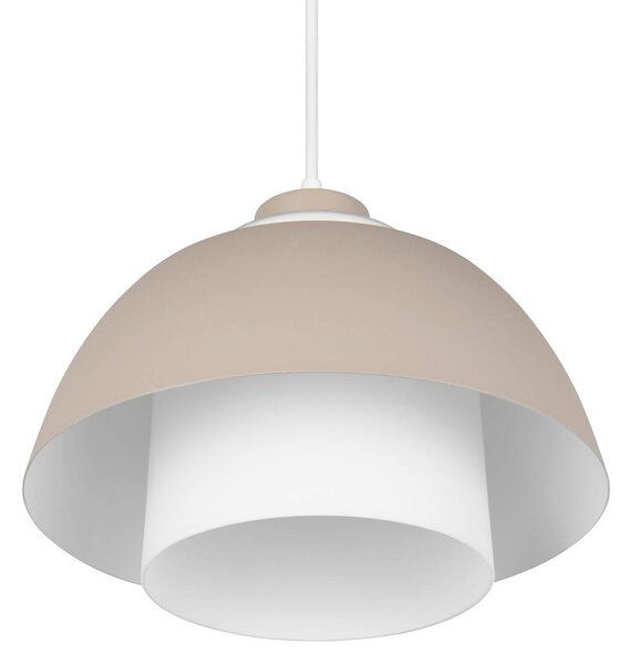 Reality Leuchten Lampada a sospensione Tilos, dimmerabile, Crema / Ambra, Soggiorno / Sala da pranzo, Metallo, Moderno, Lampada a sospensione