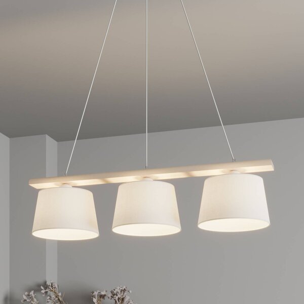 Lampada a sospensione Sweden Euluna, dimmerabile, Soggiorno / Sala da pranzo, Tessuto / Stoffa / Seta, Lampada a sospensione