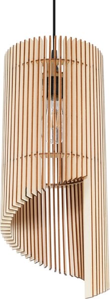 Lampada a sospensione ALEXIA in legno 1xE27 15W legna 120x21x21cm Sollux Lighting