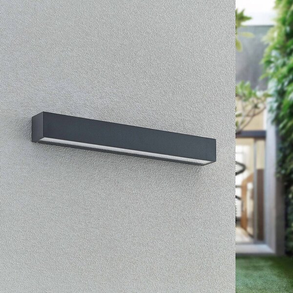 Applique da esterni a LED Lengo Arcchio, Nero, Alluminio, Moderno, Applique LED da esterni