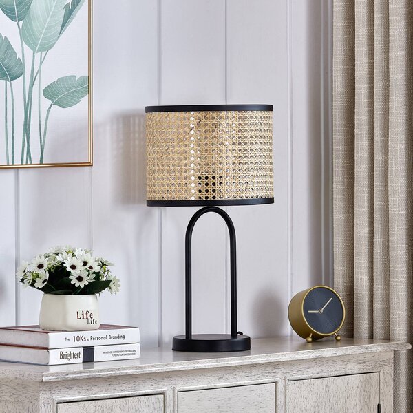Lampada da tavolo Yaelle Lindby, Legno chiaro, Soggiorno / Sala da pranzo, Legno, Scandinavo, Lampada da tavolo