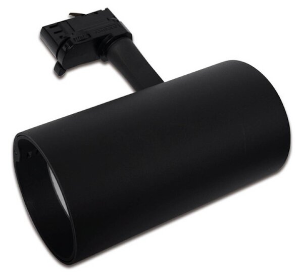 Hera Faretto LED AI, trifase, nero, CCT, dimmerabile, 35 W, 24° dimmerabile, Nero, Soggiorno / Sala da pranzo, Alluminio, Moderno