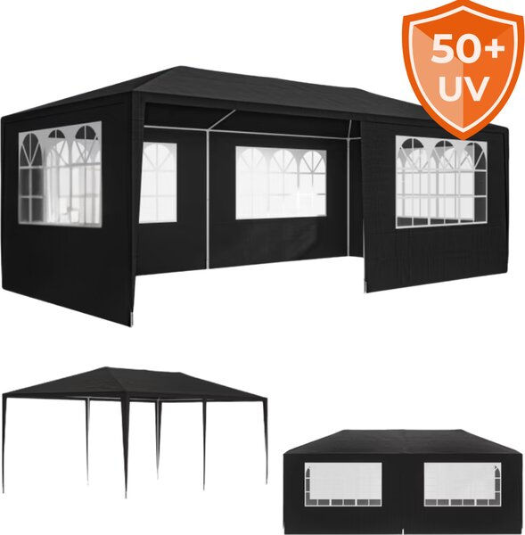 Tenda per feste NEAPOL, 3x6m, antracite