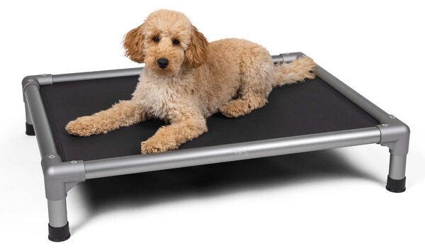 TrendPet HighBed letto alto per cani grigio (90x70x18cm)
