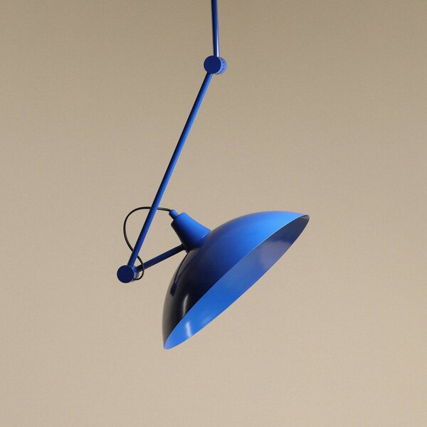 Lampada a sospensione Melos ALDEX, dimmerabile, Blu, Soggiorno / Sala da pranzo, Metallo, Scandinavo, Lampada a sospensione