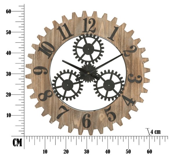 Orologio da parete Ingranaggio Plus, ø 60 cm - Mauro Ferretti