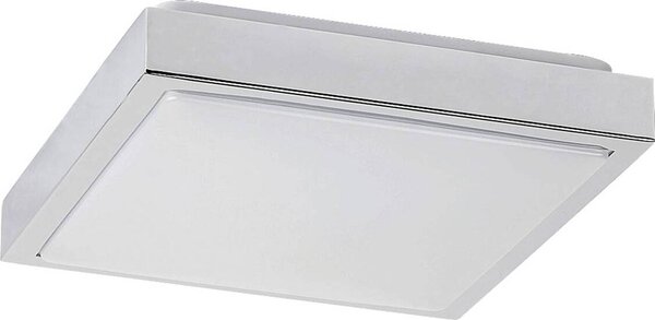 Plafoniera LED Cruz in metallo plastica cromo L:8,5cm L:30cm H:30cm