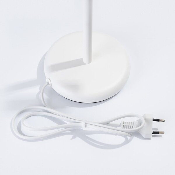 Lampada da tavolo bianca (altezza totale 43 cm) Fideus – Sollux