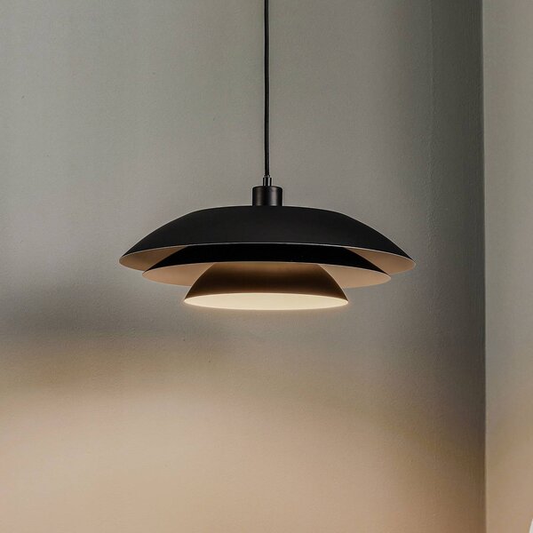 Dyberg Larsen Lampada a sospensione DL45, dimmerabile, Nero, Soggiorno / Sala da pranzo, Metallo, Scandinavo, Lampada a sospensione