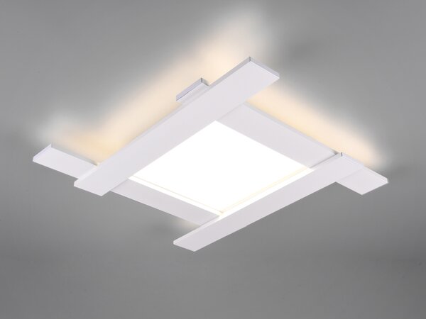 Plafoniera Trio LED bianco opaco