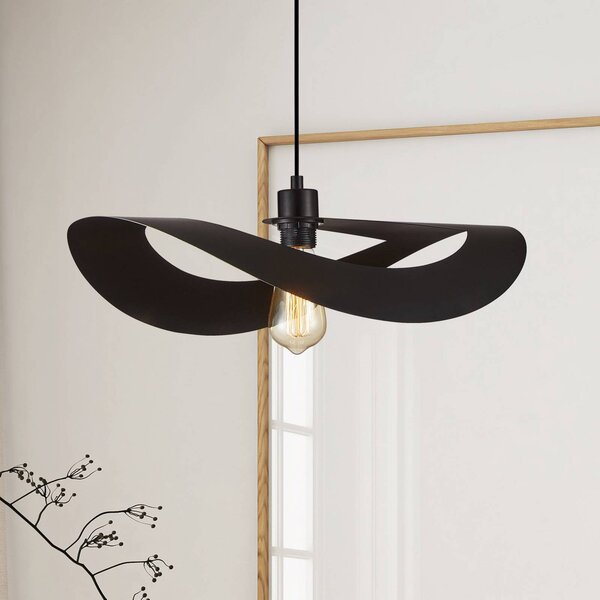 Viokef Lampada a sospensione Mas, dimmerabile, Nero, Soggiorno / Sala da pranzo, Metallo, Moderno, Lampada a sospensione