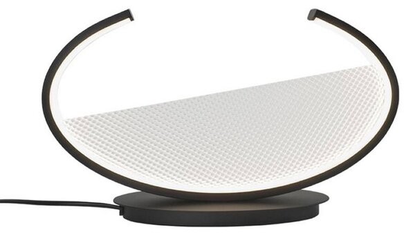 Viokef Lampada da tavolo a LED Adele, Nero, Soggiorno / Sala da pranzo, Alluminio, Moderno, Lampada da tavolo LED