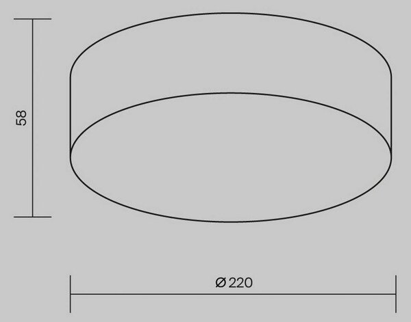 Maytoni Plafoniera LED da esterni Zon, bianco, Ø 22 cm, 3.000 K, metallo Zon, Bianco / Opale, Alluminio, Moderno, Plafoniere LED