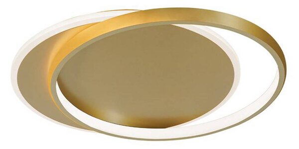 Viokef Plafoniera a LED Evelyn, Ottone / Oro, Soggiorno / Sala da pranzo, Alluminio, Moderno, Plafoniera LED