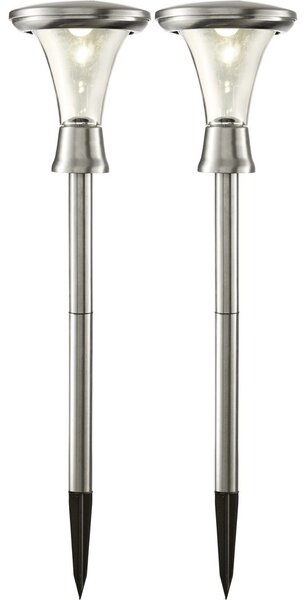 Set di 2 luci LED solari da esterno, altezza 47 cm Turin - Star Trading
