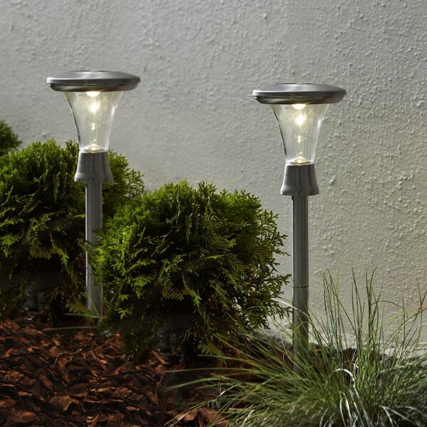 Set di 2 luci LED solari da esterno, altezza 47 cm Turin - Star Trading