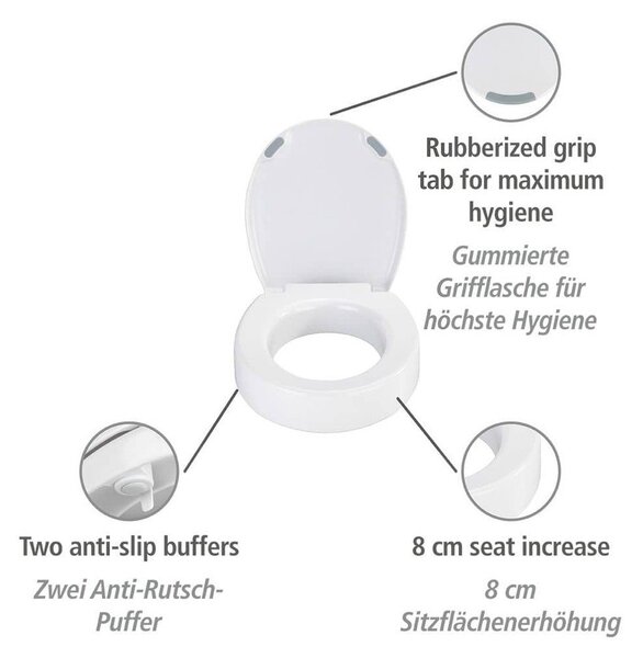 Sedile per WC Comfort bianco Secura - Wenko