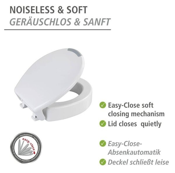 Sedile per WC Comfort bianco Secura - Wenko