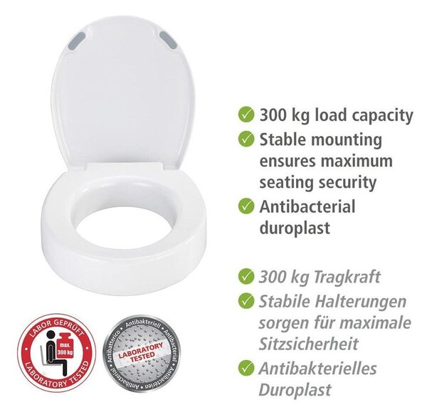 Sedile per WC Comfort bianco Secura - Wenko