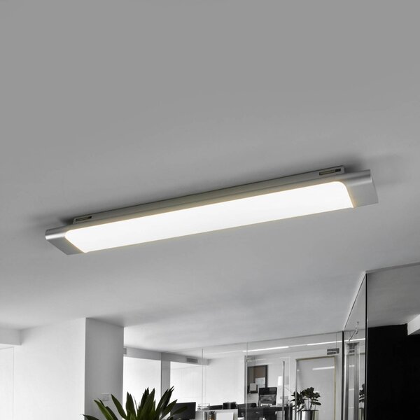 Plafoniera a LED Vinca Arcchio, Alluminio / Grigio / Zincato, Studio / Ufficio, Plastica, Moderno, Plafoniera LED