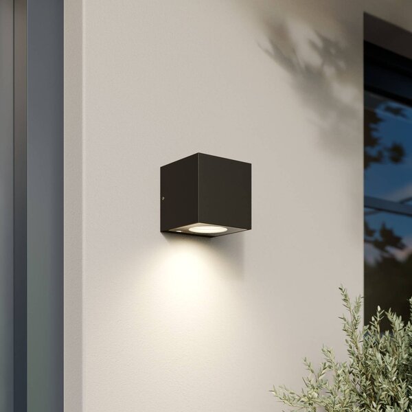 Applique da esterni a LED Tassnim Arcchio, dimmerabile, Nero, Alluminio, Moderno, Applique LED da esterni