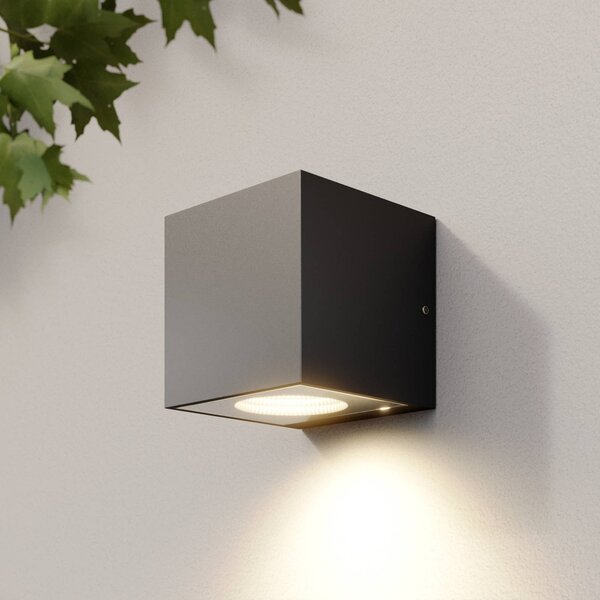 Applique da esterni a LED Tassnim Arcchio, dimmerabile, Nero, Alluminio, Moderno, Applique LED da esterni