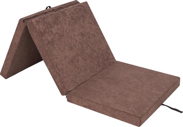 Materasso pieghevole "BEN" - 195×80×8 cm - pieghevole, rivestimento lavabile, tessuto Aloba, come letto per gli ospiti, tappetino da allenamento o pouf | PillowPrim