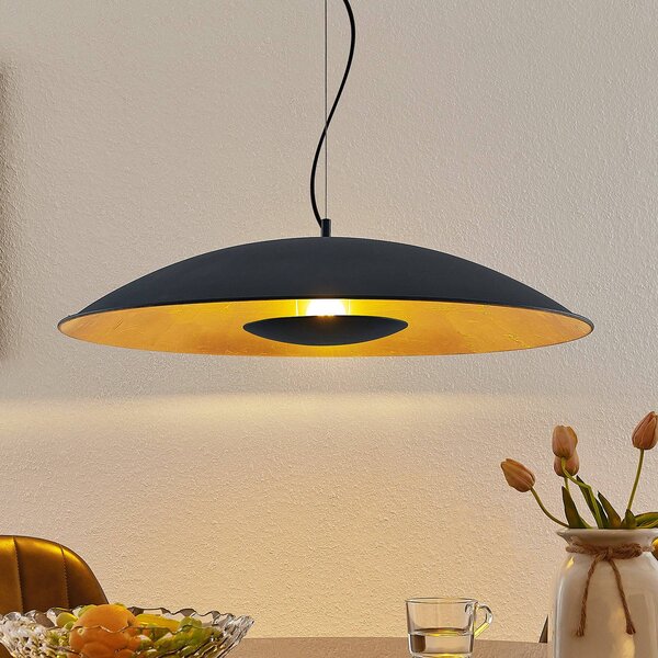 Lampada a sospensione Narisara Lindby, dimmerabile, Nero, Soggiorno / Sala da pranzo, Metallo, Moderno, Lampada a sospensione