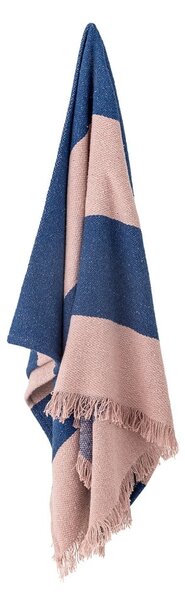 Coperta blu-rosa 130x160 cm Cadeo - Bloomingville