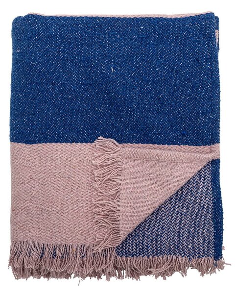 Coperta blu-rosa 130x160 cm Cadeo - Bloomingville