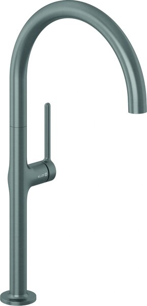 Kludi REEF, miscelatore monocomando per lavello, comando laterale, Brushed Gunmetal, 1 pz